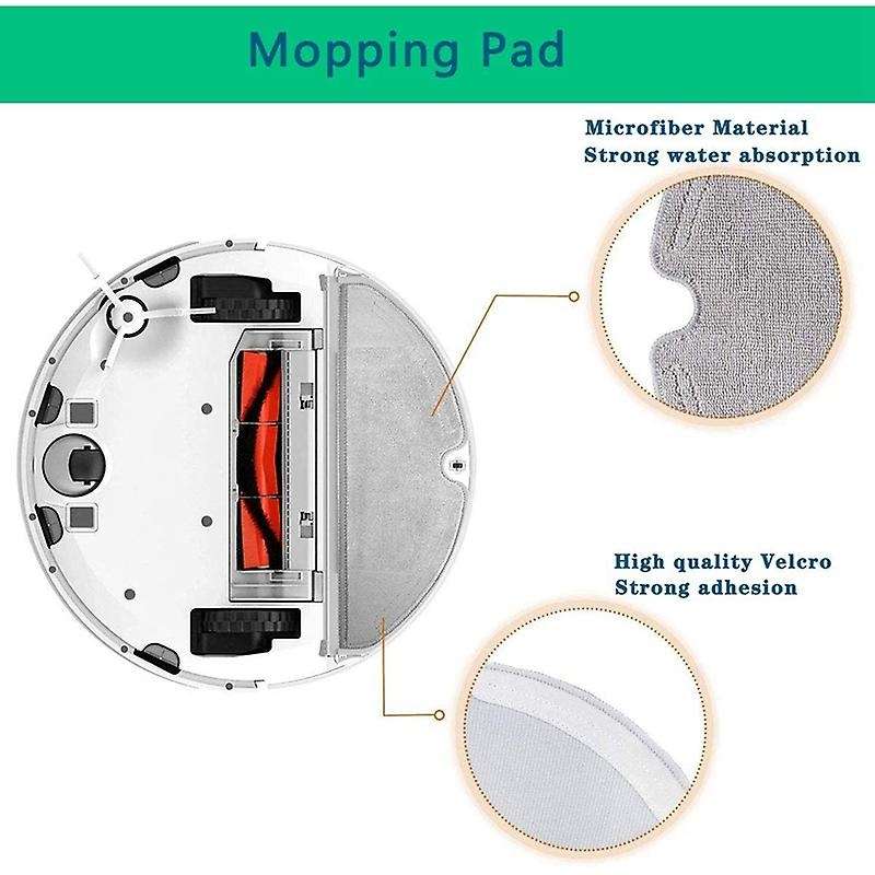 Main Brush Side Brush Filter for Xiaomi Roborock S50 S51 S55 S5 S6