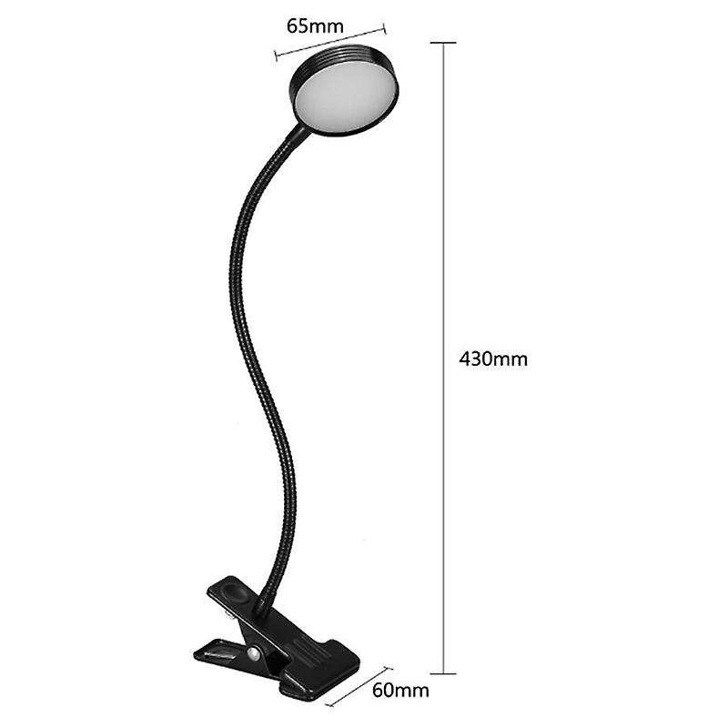 Salon Table Lamp Light, Led Usb for Precision Work, Reading (black)