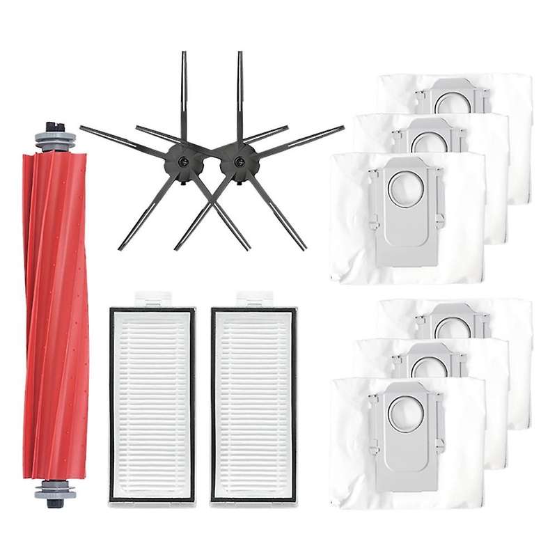 For Xiaomi Stone Q7 Max / Q7 Max+ Main Brush Dust Bag Rubber Brush