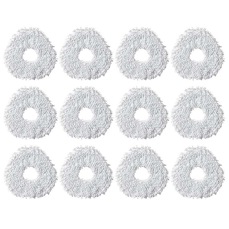 12pcs Mop Cloth for Narwal T10 Robot Sweeping Parts Microfiber Mops