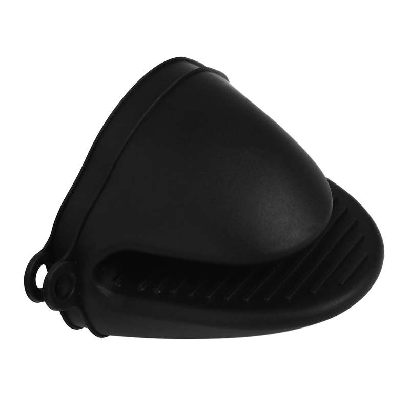 Oven Glove with Silicone Pot Holder and Cup Insulation Mat-gray
