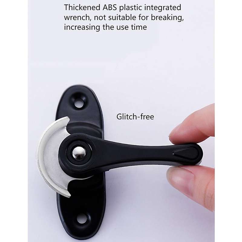 Sliding Door and Window Sash Safety Lock Crescent Type Lock (grey)