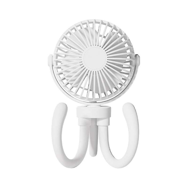 Baby Stroller Winding Fan Portable Hand Fan Usb Adjustment A
