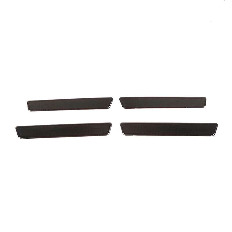 Wheel Eyebrow Light Lamp Cover Abs for Dodge Challenger,smoked Black
