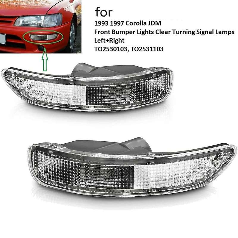 Car Front Bumper Light Signal Light Lamp for Toyota Corolla 1993-1997