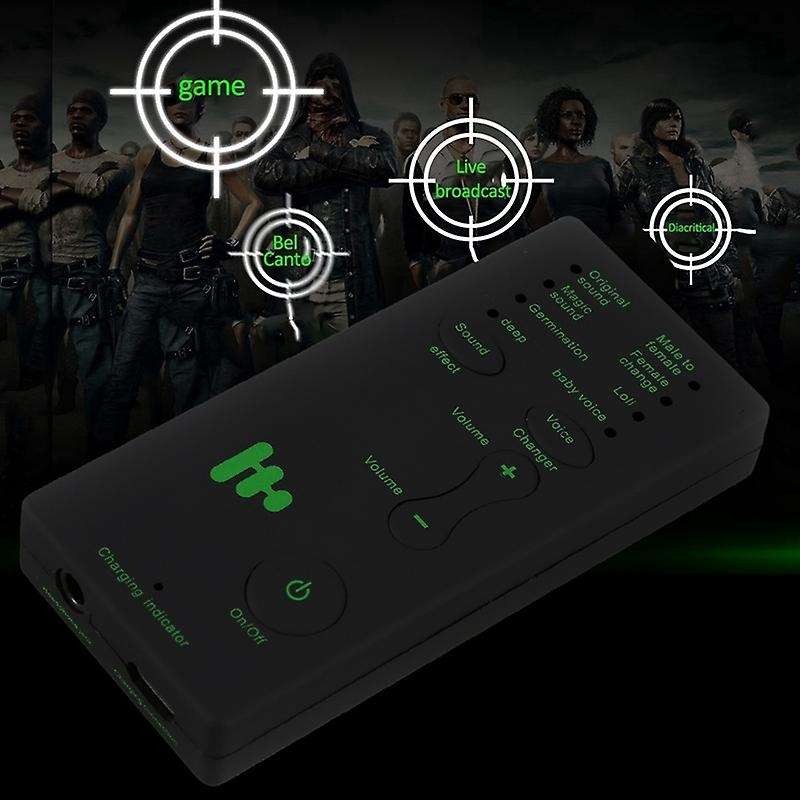 Voice Changer Adapter 8 Voice Changeing Modes Microphone Disguiser