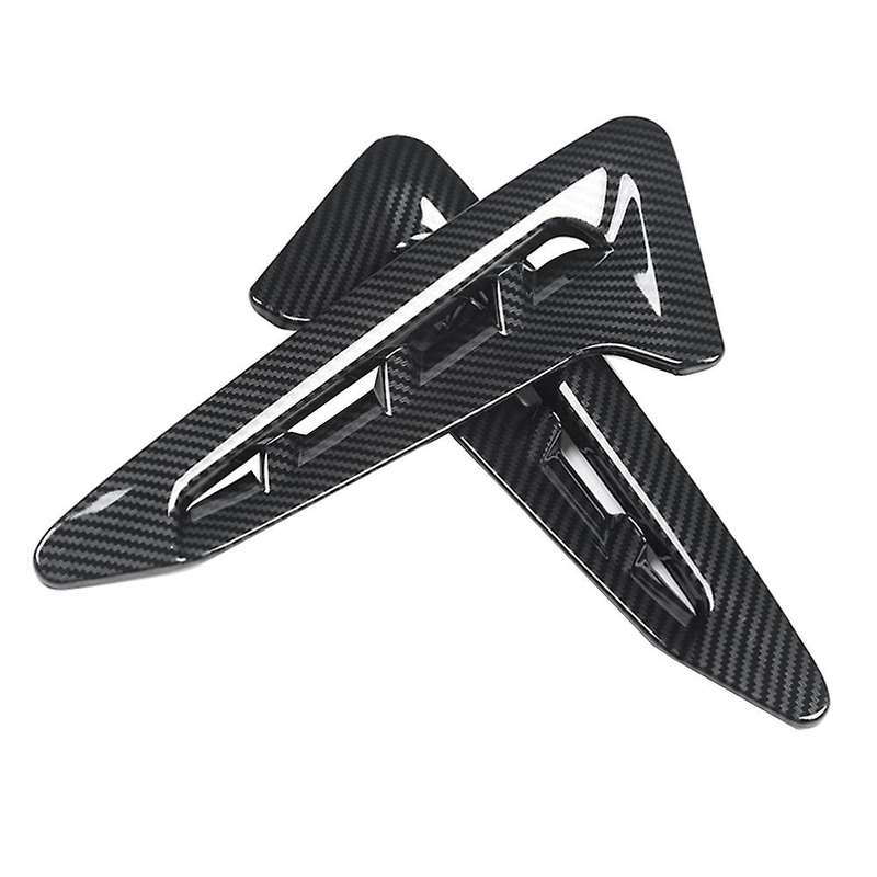 Side Fender Cover Air Outlet Vent For-bmw X3 G01 2018-21 Carbon Fiber
