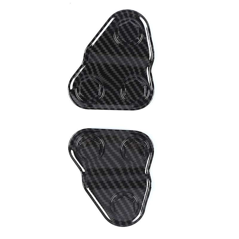 Door Lock Cover & Door Screw Cover Trim Accessories,abs Carbon Fiber
