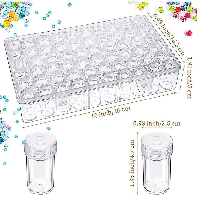 60 Grids Diamond Painting Storage Containers 5d Art Craft Accessories