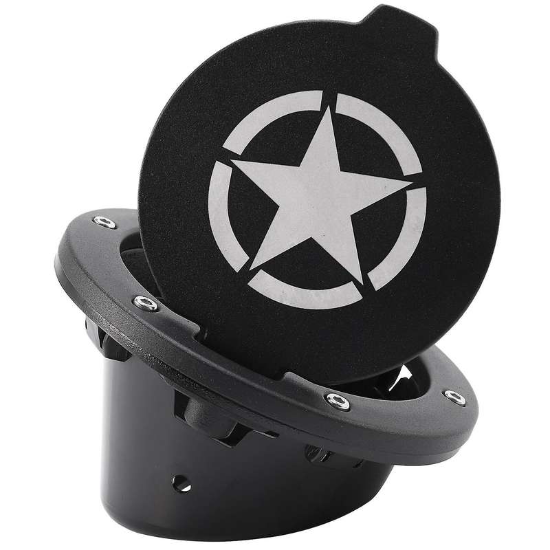 Gas Tank Cap Tank Cover 4-door 2-door for 2007-2018 Jeep Wrangler