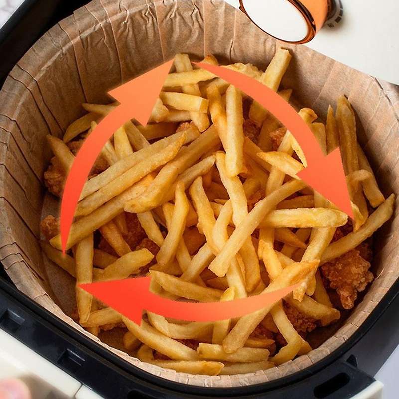 20pcs Air Fryer Parchment Paper Liners Non-stick Disposable Air B