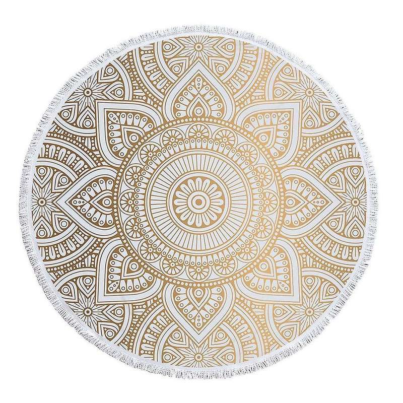 Microfiber Mandala Beach Towel with Tassels Blanket Travel Tapestry