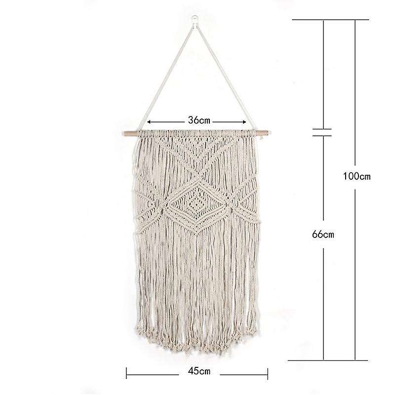 Wall Hanging Wedding Tapestry with Tassel - Boho Backdrop Decoration