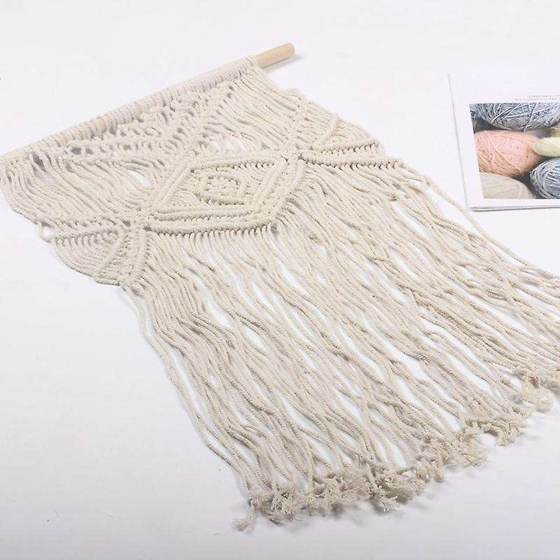 Wall Hanging Wedding Tapestry with Tassel - Boho Backdrop Decoration