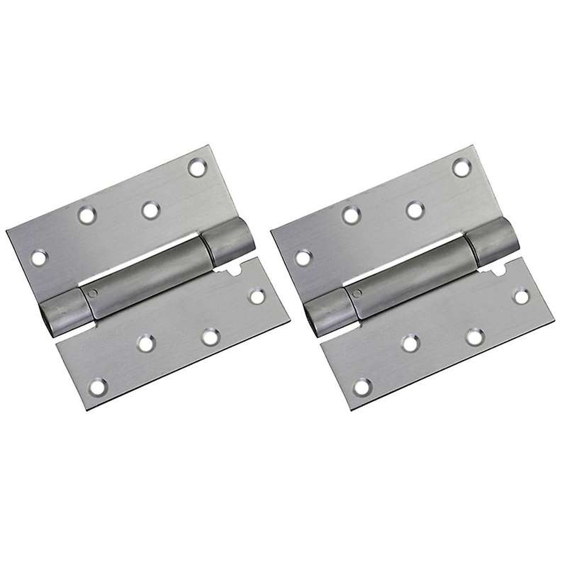 Self Closing Door Hinge, 2 Pack 4 Inch Stainless Steel Hinge Hardware