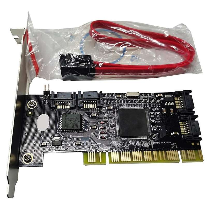 Pci Sata Internal Ports Raid Controller Card(4-ports) Sil3114 Chipset