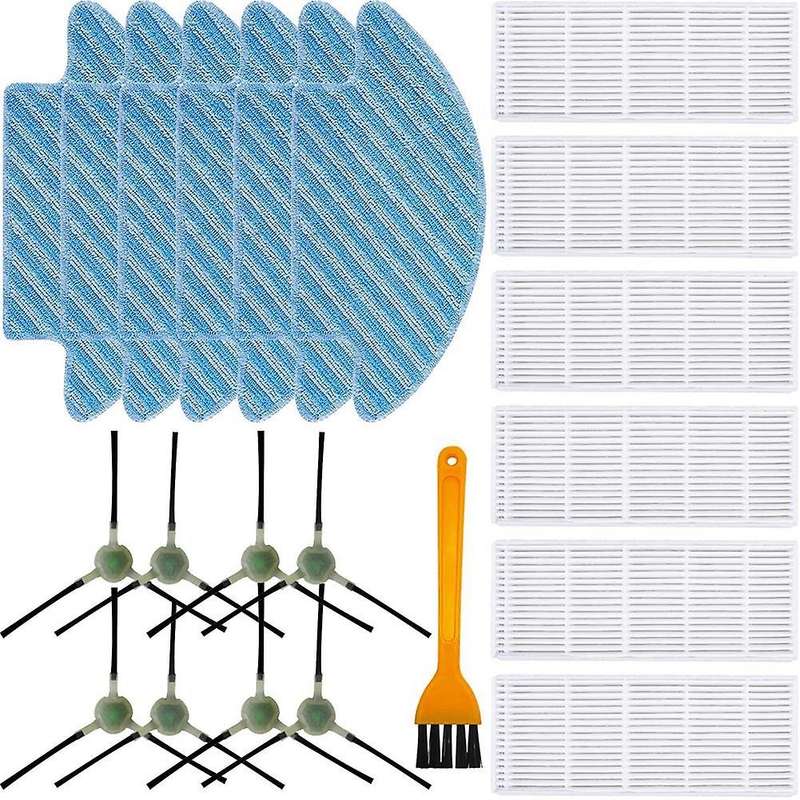 Mop Cloths Hepa Filters Side Brush Kits for Lefant M210 M210s Robot