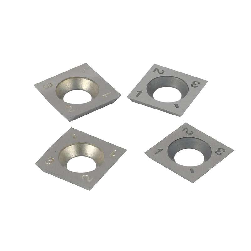 10pcs/set Diamond Square Round Blades High Hardness Carbide Inserts