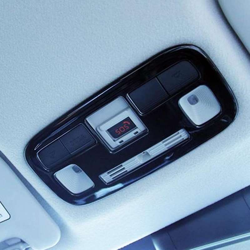 Car Glossy Black Interior Front Reading Light Lamp Decorative
