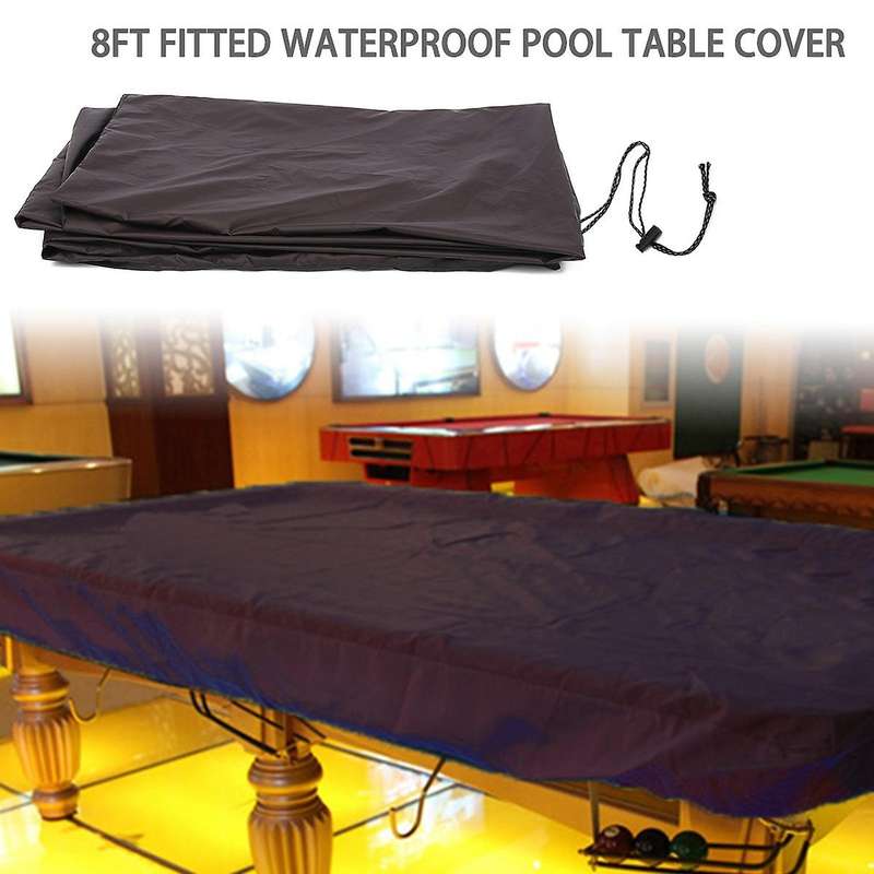 8ft Billiard Pool Table Cover with Drawstring Durable Waterproof