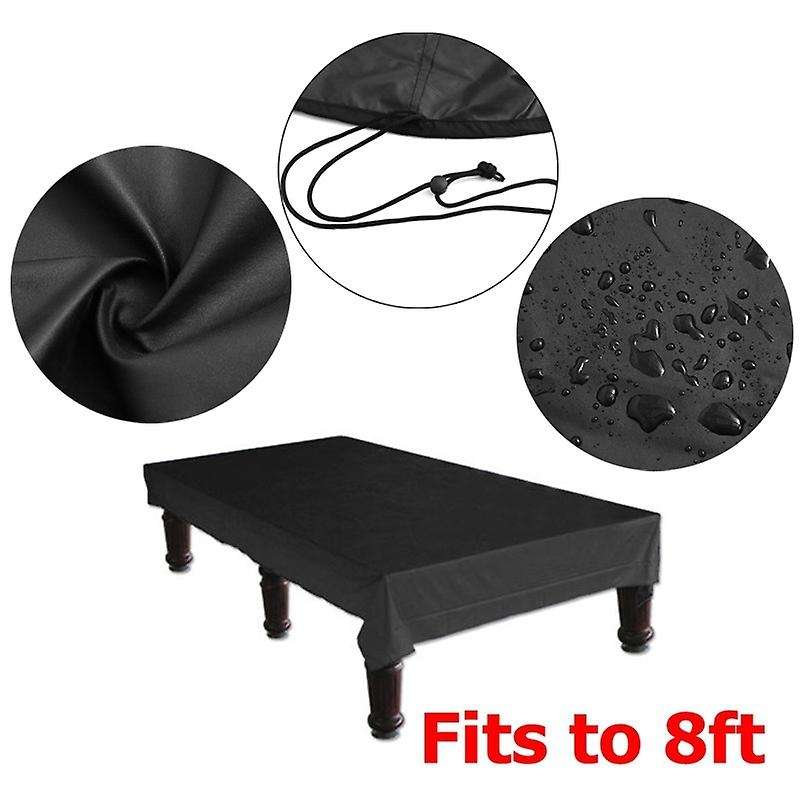 8ft Billiard Pool Table Cover with Drawstring Durable Waterproof
