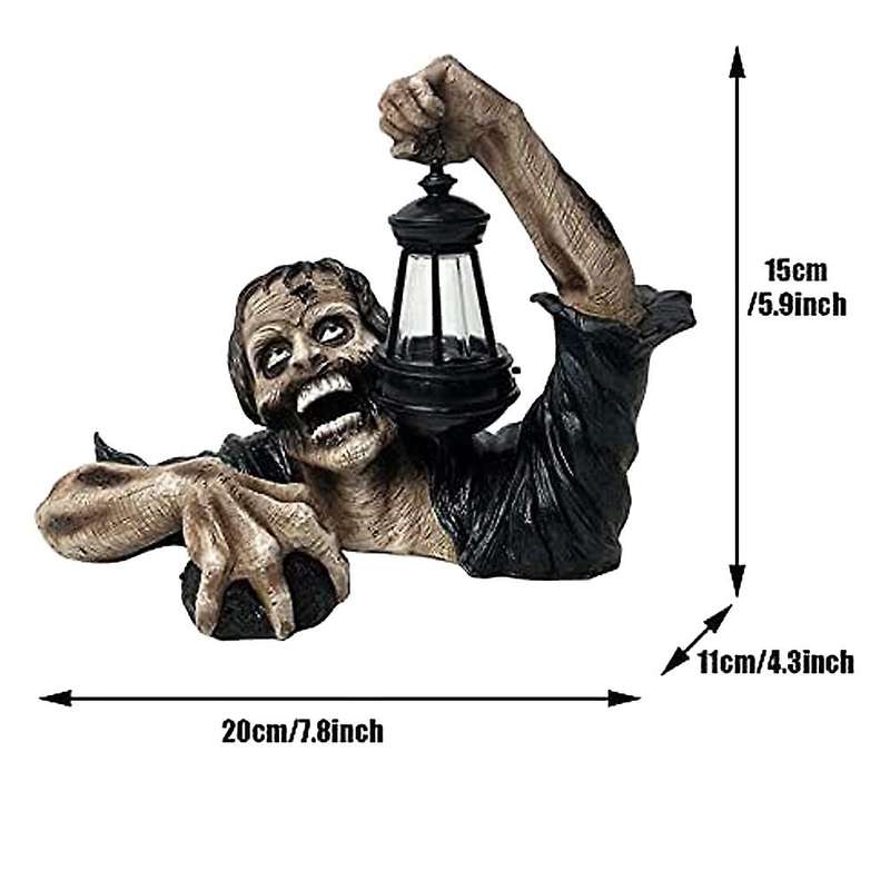 Creative Lantern Zombie Terror Halloween Outdoor Decor Garden Zombie