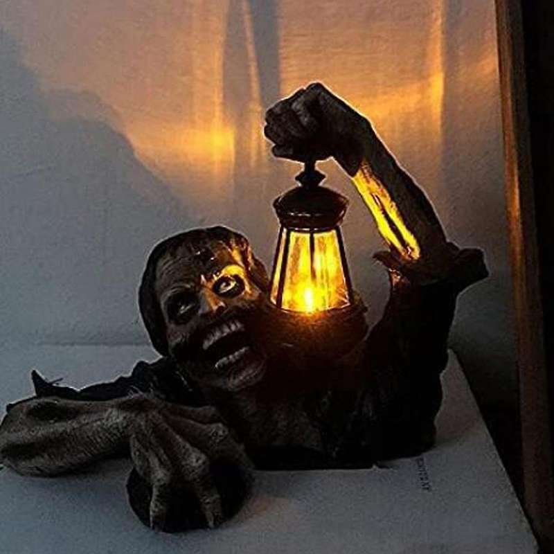 Creative Lantern Zombie Terror Halloween Outdoor Decor Garden Zombie