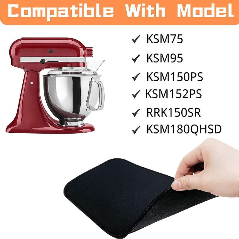 2pcs Mixer Mover for Kitchenaid Mixer,mixer Slider Mat for Kitchenaid