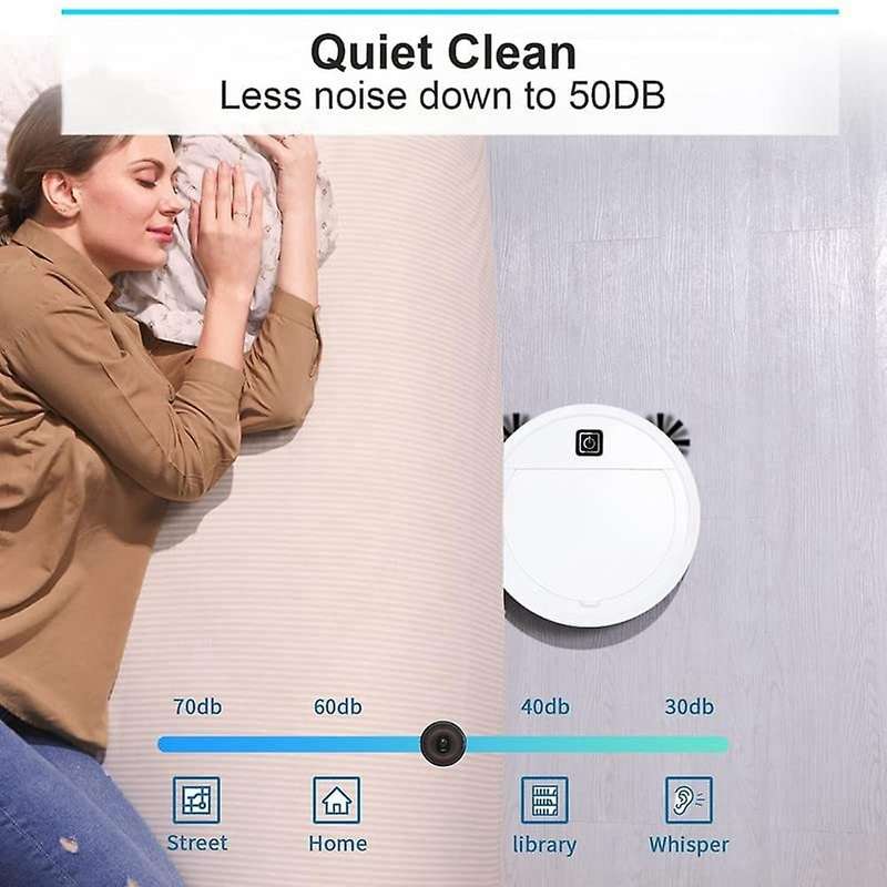 Robot Vacuum Cleaner - Super-thin Quiet, 1500pa Strong Suction