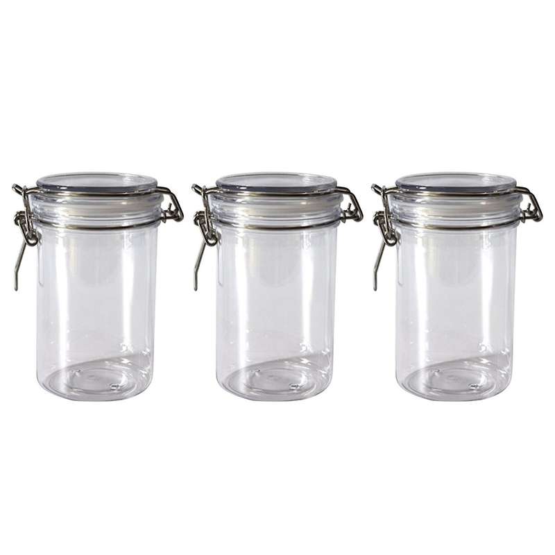 750ml Transparent Airtight Jar Whole Grains Packaging Bottle