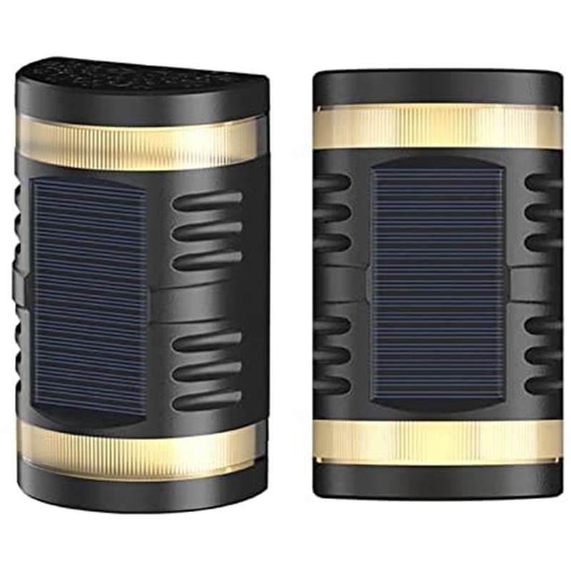 Solar Wall Light,solar Garden Light Led Projection Lamp Warm Light