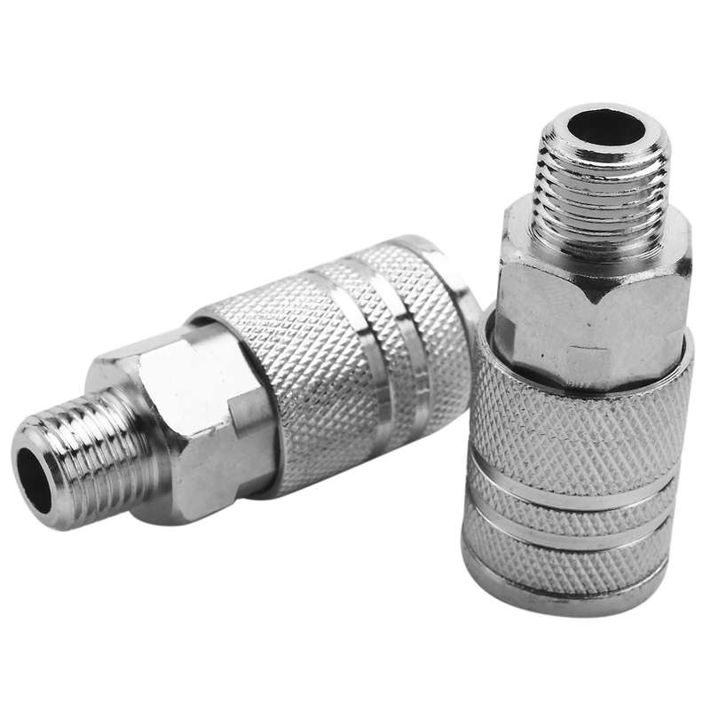 14pcs Air Line Hose Compressor Fitting 1/4 Inch Bsp Connectors Set