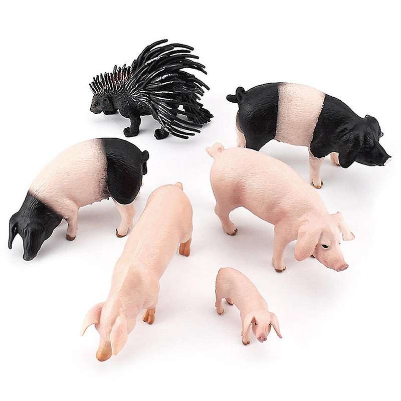 Pig Figures Farm Animals Toy Figures, for Toddlers Kids Boys Girls