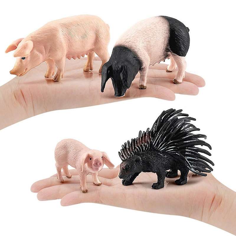 Pig Figures Farm Animals Toy Figures, for Toddlers Kids Boys Girls