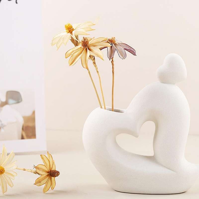Ceramic Vase Home Decoration Crafts Home Ornament Gifts(brick Red)