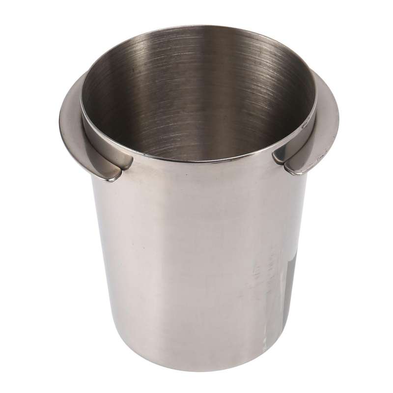 58mm Stainless Steel Dosing Cup Set,with Coffee Cleaning Brush,silver