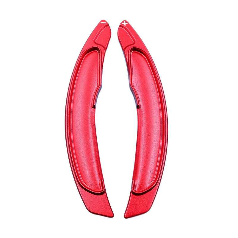 Red Aluminum Alloy Wheel Paddle Shifter Extension for Mitsubishi