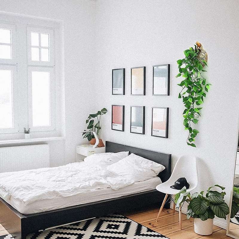 Decorative Artificial Plants Outdoor Indoor Baskets for Bedroom