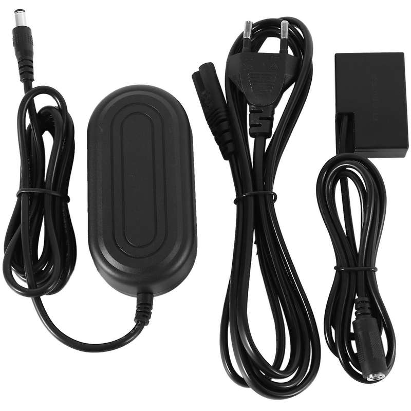 E18 Ac Power Adapter Camera Charger for Canon 200d M6 M5 Ect(eu Plug)
