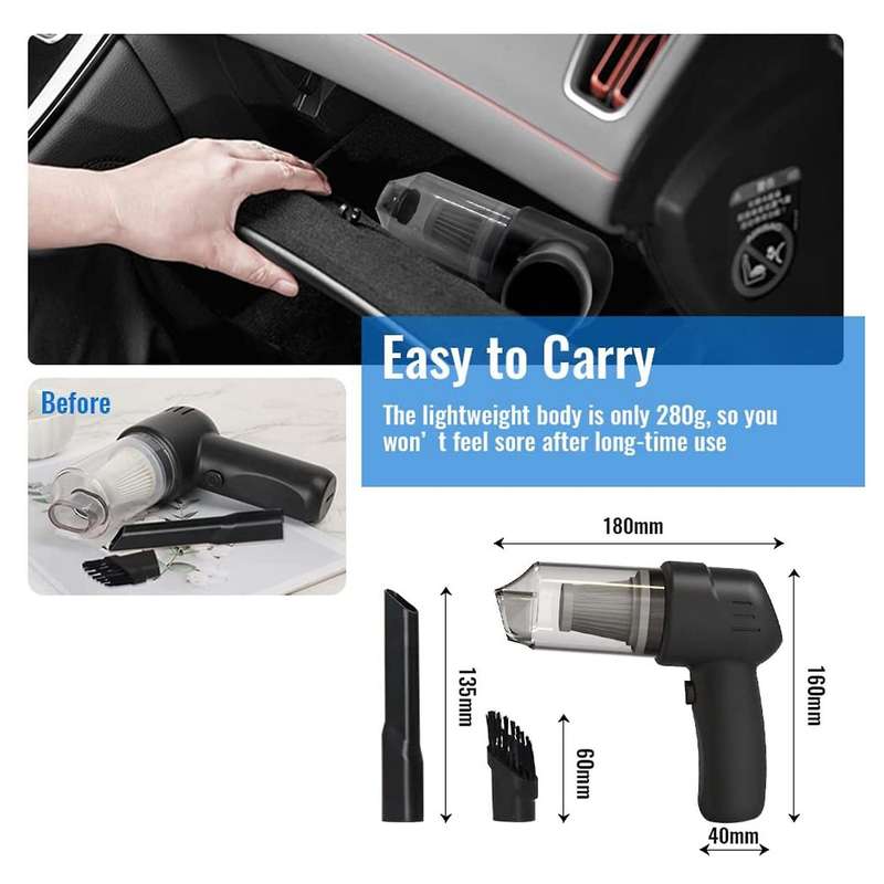 Mini Vacuum Cleaner,usb Rechargeable,for Home Office Car Cleaning Pet