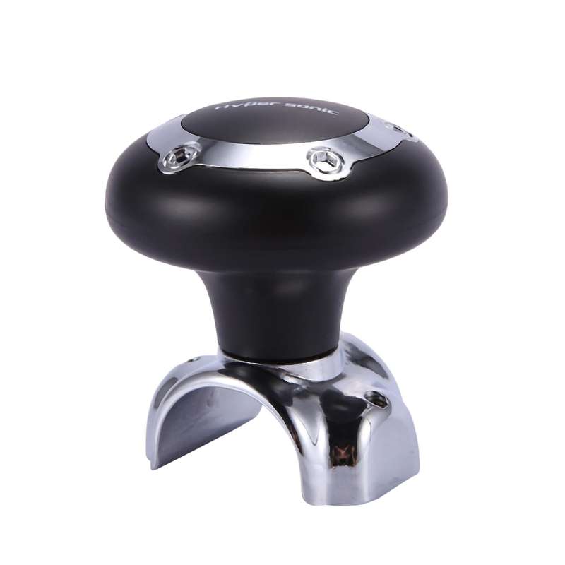 Hypersonic Black Vehicle Steering Knob Car Power Handle Spinner