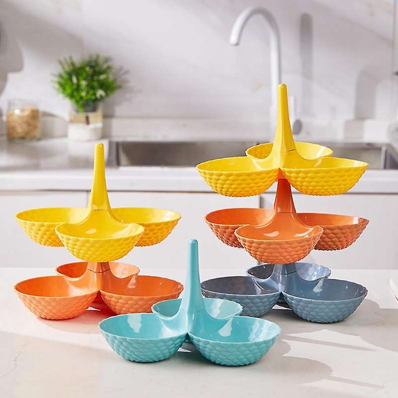 Household Assembled Multilayer Dried Fruit Bowl Snack Tray Storage A