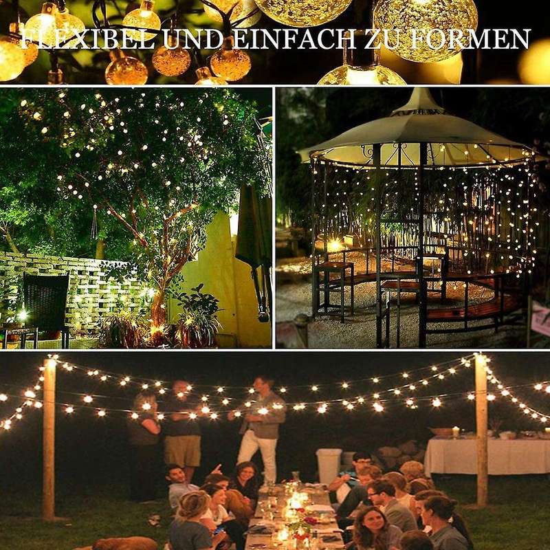Outdoor Solar Fairy Light Warm White Lighting Led Solar String Light