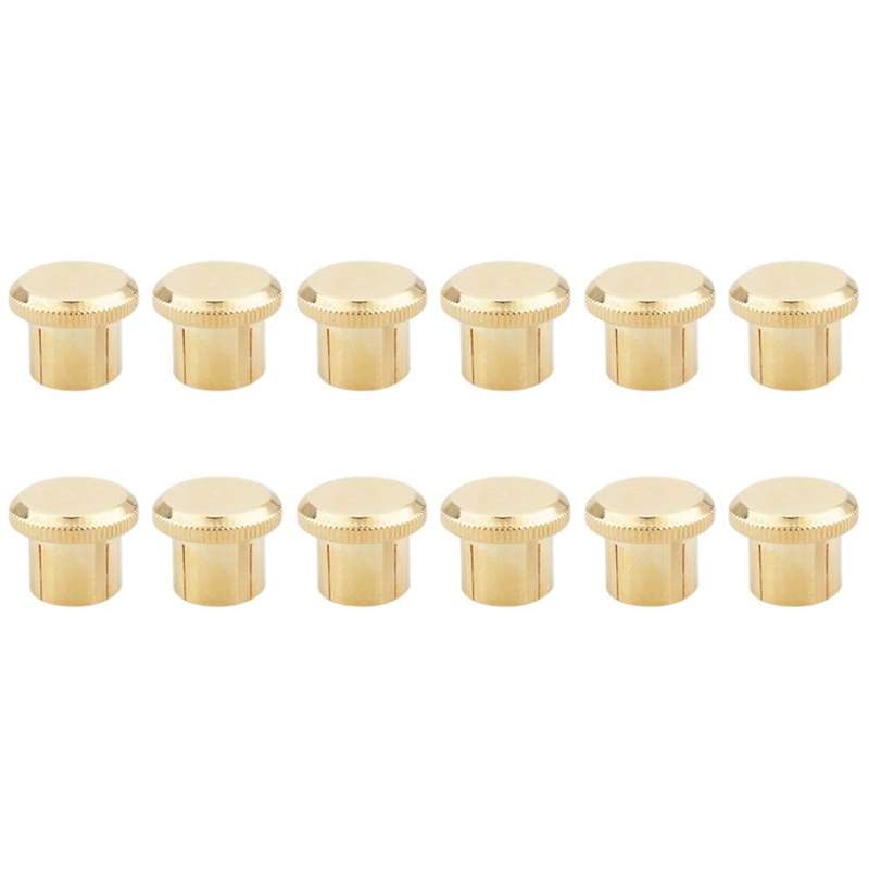 12pcs Noise Stopper Gold Plated Short Circuit Rca Socket Protect Caps