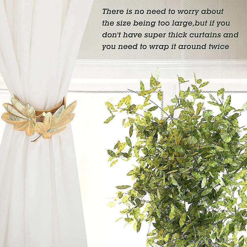 6 Pieces Of Curtain Bezel, Decorative Curtain Tie Curtain Hook Tie