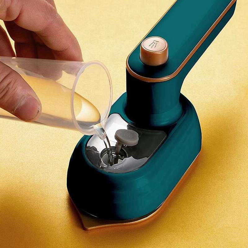 Portable Mini Steam Iron Wet and Dry Ironing Machine Blue Us Plug