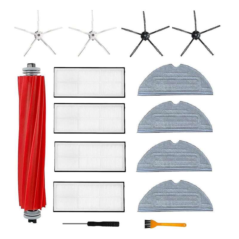 Main Brush Side Brush Filter Mop Cloth Replacement Parts