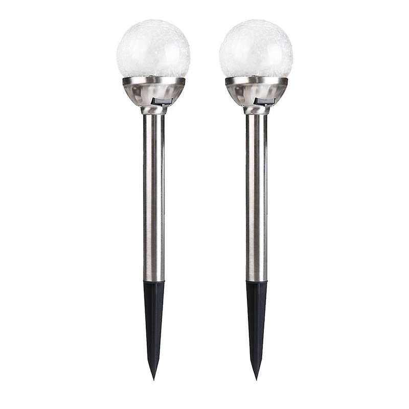 2 Pack Solar Outdoor Lights Garden, Pathway Lights for Patio, Garden