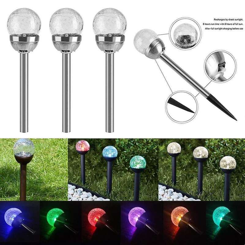 2 Pack Solar Outdoor Lights Garden, Pathway Lights for Patio, Garden