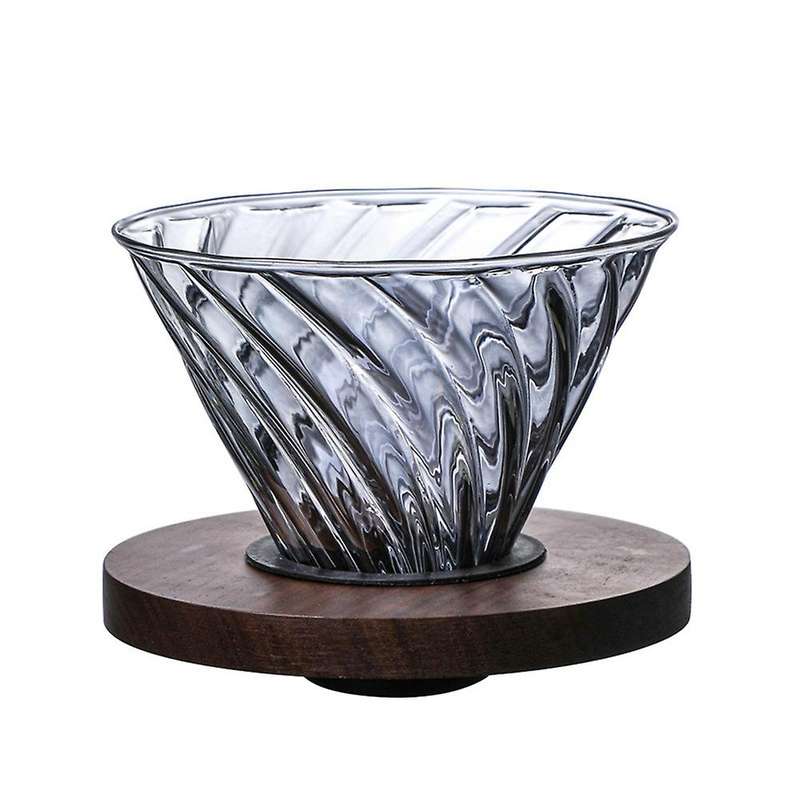 Pour Over Coffee Set V60 Dripper 500ml Coffee Server Glass Funnel,1
